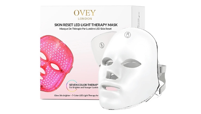 Skin Reset LED Light Therapy Mask - 7-Colour Light Therapy!