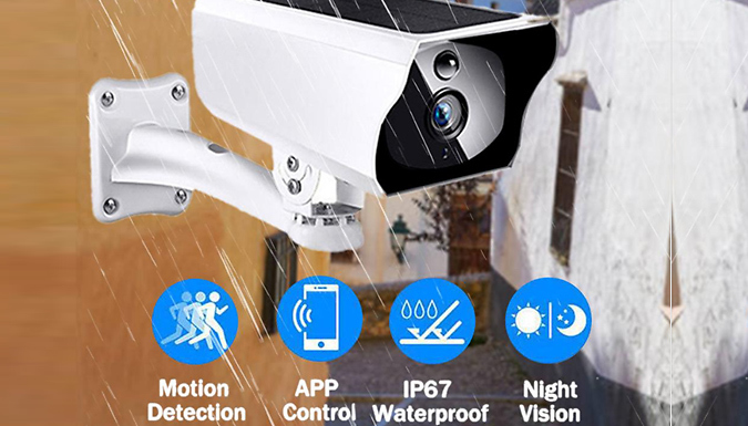 1080P Wireless Motion Sensor CCTV Camera - 1 or 2-Pack