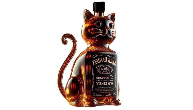 Cat-Shaped Whiskey Decanter