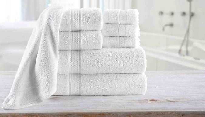 8-Piece Egyptian Cotton Premium Towels! - 2 Colours