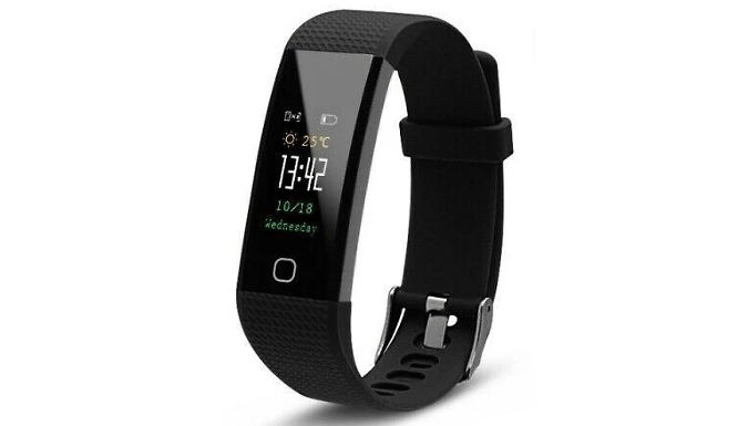 Go Groopie Ebeez Aquarius Heart Rate Monitoring Touch Screen Fitness Tracker