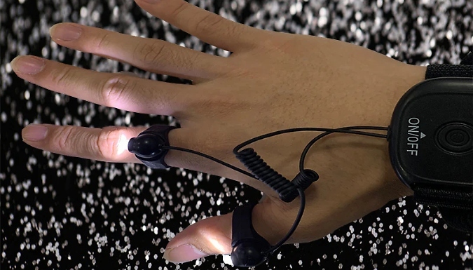 Rechargeable LED Wrist Light with Finger Mounts