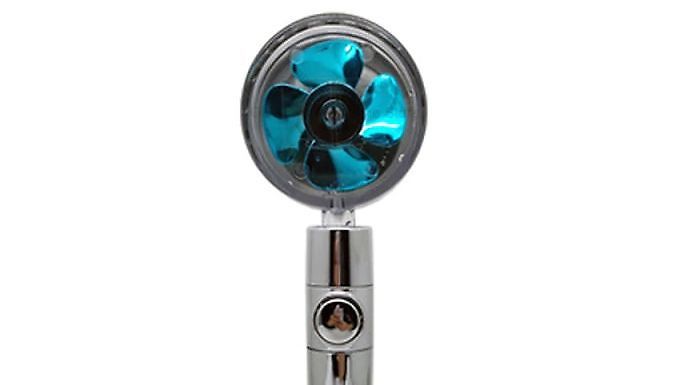 High-Pressure Adjustable Shower Head With Fan - 5 Colours