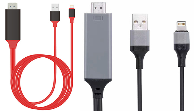 HDMI Cable Adapter for iPhone - 3 Colours