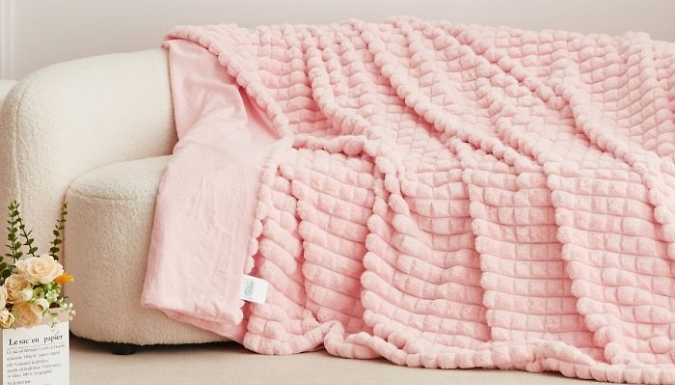 Ultra-Soft Faux Fur Box-Style Blanket