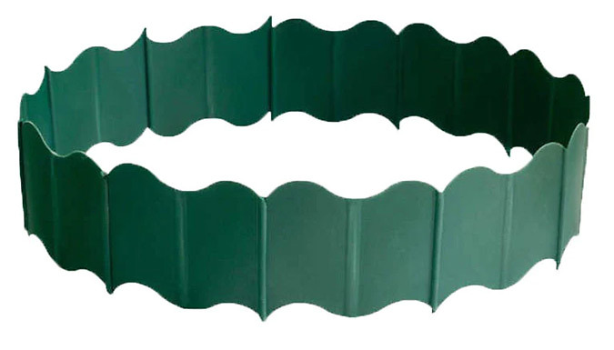 20-Pack of Scalloped Bendable Garden Edging Fences - 2 Colours