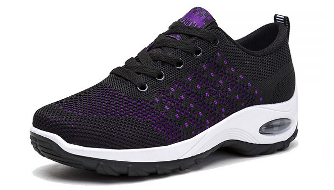 Casual Breathable Mesh Running Trainers - 4 Colours & 6 Sizes