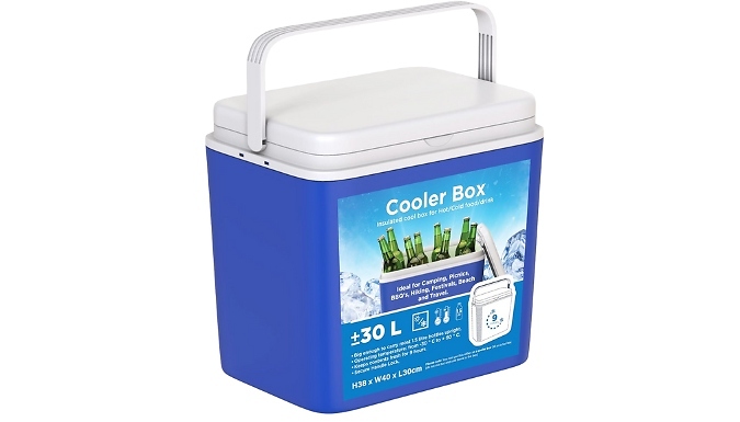 24L or 30L Insulated Cooler Box