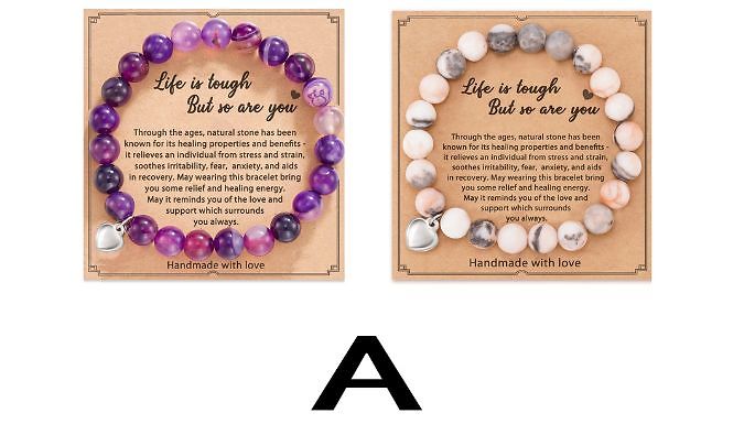 2-Pack Spiritual Bead Bracelets - 5 Options