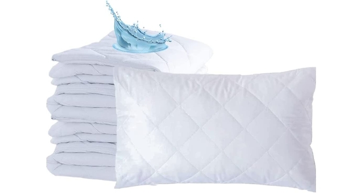 4-Pack of Cotton Pillow Protectors - Standard or Waterproof!