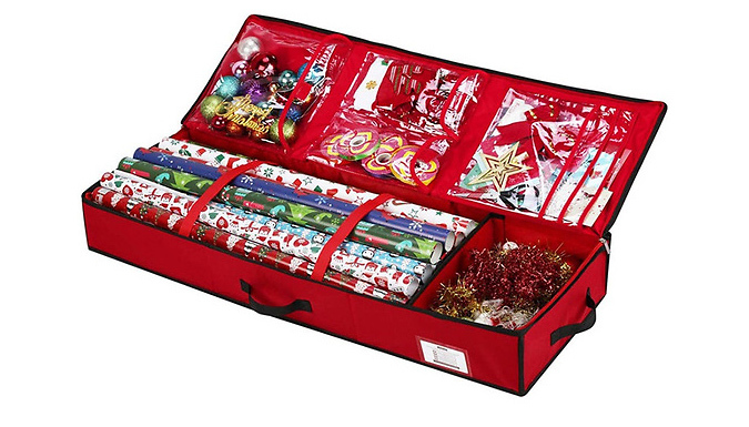 Christmas Wrapping Accessory Storage Bag
