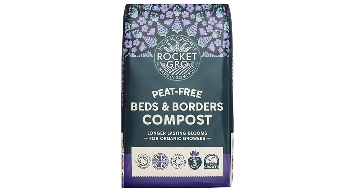 RocketGro Peat-Free Beds & Borders Compost - 50L
