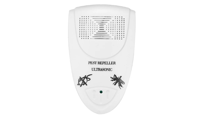 Plug-In Ultrasonic Insect Repellent - 2 Colours!