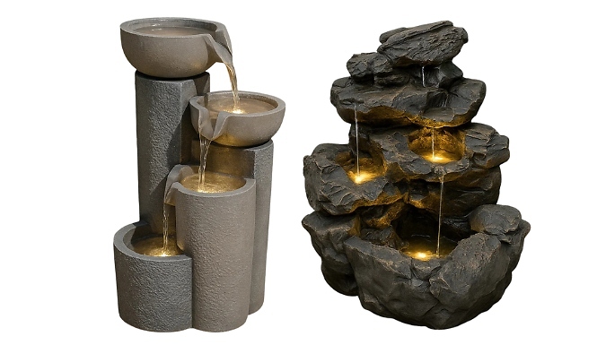 Electric Garden Water Feature - 5 Options!