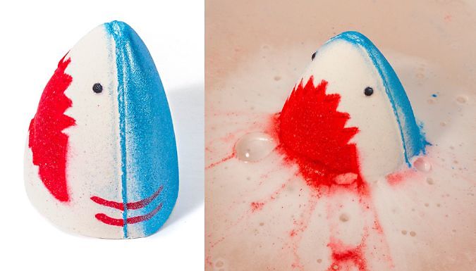 1 or 4-Pack of Funny Shark Bath Bombs