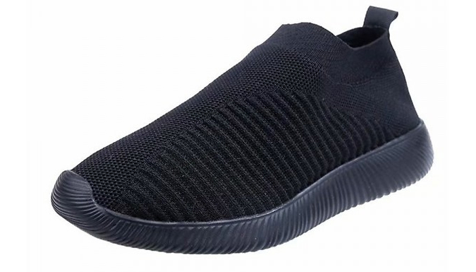 KnitFit Breathable Knitted Trainers - 4 Colours & 6 Sizes KnitFit Breathable Knitted Trainers - 4 Colours & 6 Sizes