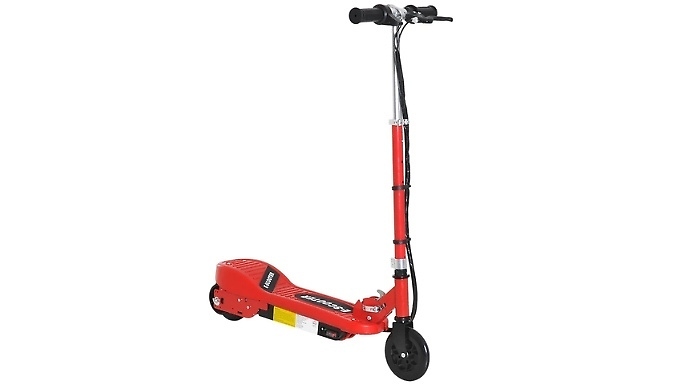 HOMCOM Red Kids Folding Electric Scooter - 3 Colours