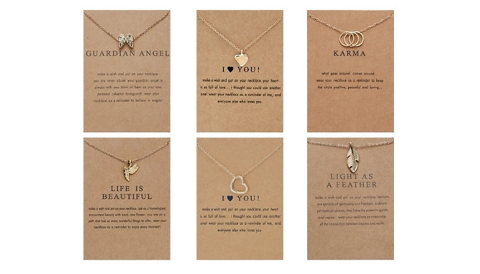 Special Message Necklace Collections - 3 or 6 Piece!