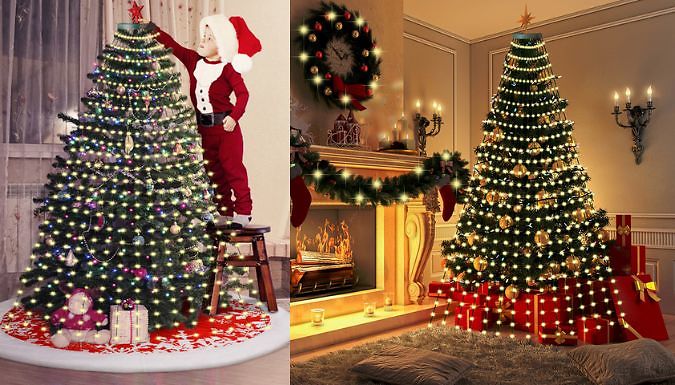 Waterproof Christmas Tree LED String Lights - 2 Styles