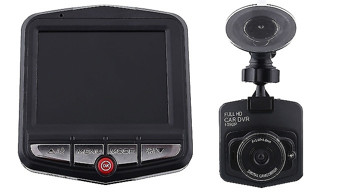 DashView HD Car Dash Camera with Night Vision - Optional 32GB SD Card