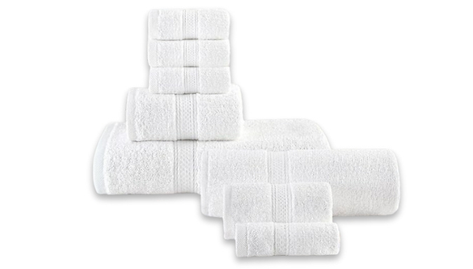 8 Piece Egyptian Cotton Towels Mega Bundle!