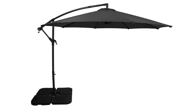 3M Cantilever Parasol With Square Base