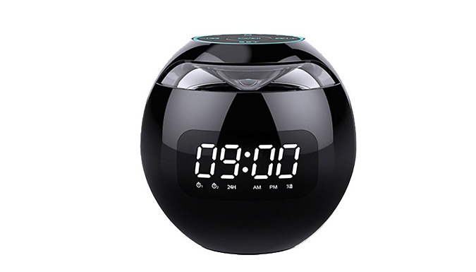 3-in-1 Light Up Wireless Speaker with Clock - 3 Colours