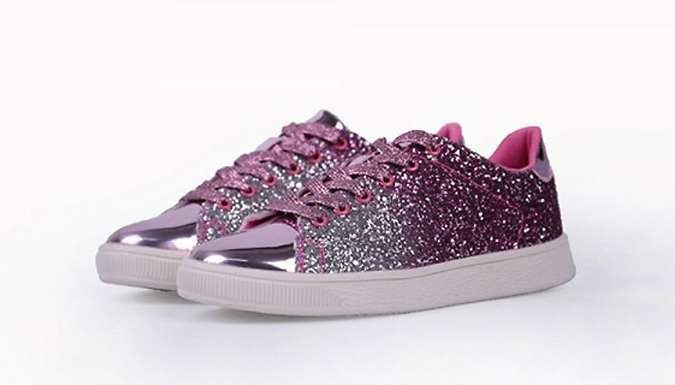 Women’s Glitter Trainers - 3 Colours & 4 Sizes