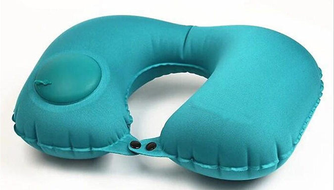 Inflatable U-Shaped Travel Pillow - 5 Colours