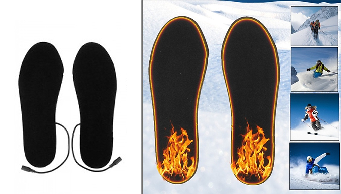 USB Rechargeable Heated Insoles – 2 Options