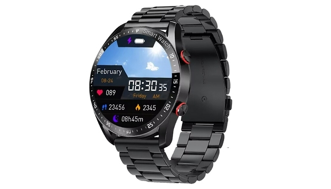 Men's ECG & PPG Bluetooth Call Smartwatch - 2 Styles & 2 Colours