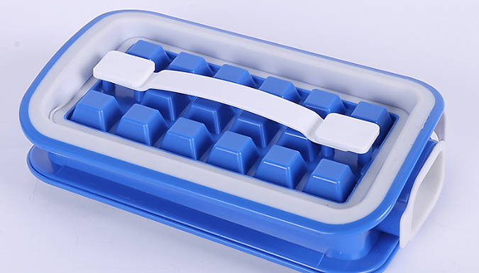 Silicone Extendable Ice Cube Mould - 2 Colours