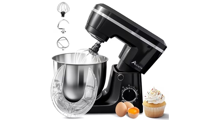 Alivio Compact 5L Stand Mixer with 3 Attachment Heads! - 1500w