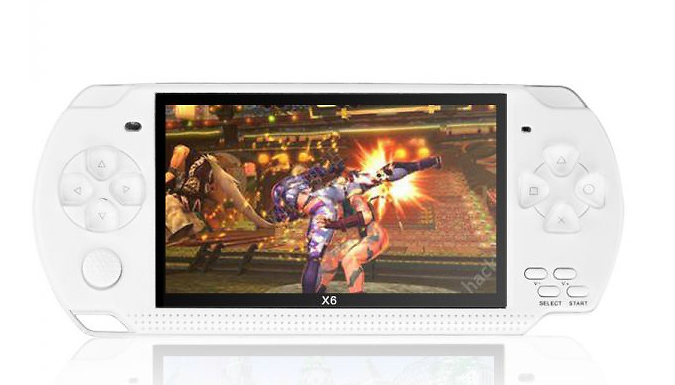 X6 Handheld Console + 10,000 Built-In Games - 3 Colours