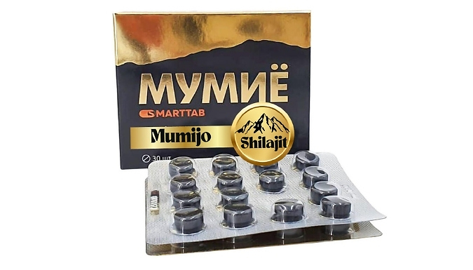 Brain & Energy Boosting Purified Shilajit Mumijo Tablets