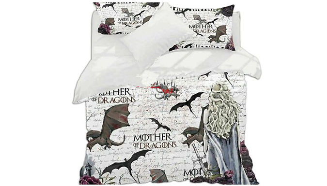 3D Duvet Set With Game of Thrones Inspired Designs - 2 Sizes & 2 Designs