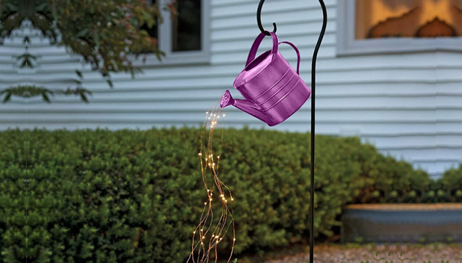 Garden Watering Can Star-Shower Waterfall Lights - 2 Colours