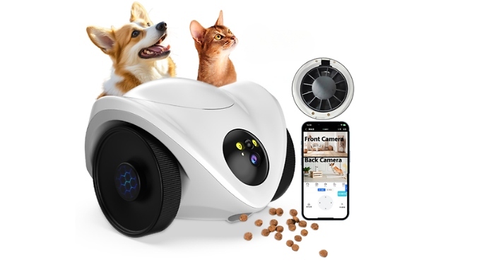 Smart Moveable Pet Camera & Treat Dispenser