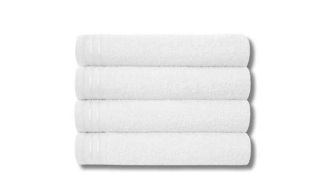 4pc Wilsford Egyptian Cotton Bath Sheet Set - 11 Colours