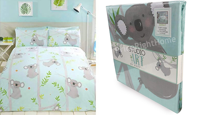 Koala Duvet Set - Single, Double or King