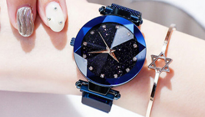 Women's Starry Quartz Mesh Strap Watch - 3 Colours