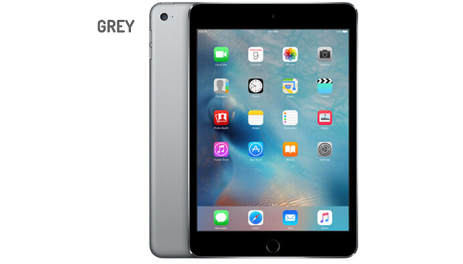 Apple iPad Mini 4 7.9-Inch Wi-Fi 16GB, 64GB or 128GB - 3 Colours