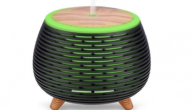 Wicker-Style Aromatherapy Diffuser With LED Light