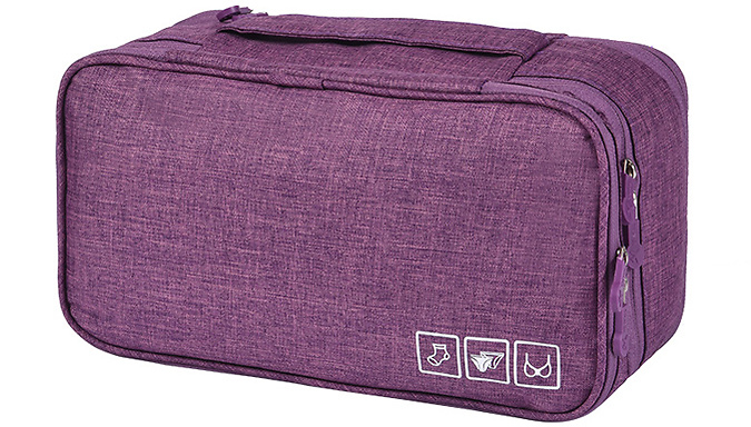 Portable Travel Underwear Organising Bag - 6 Colours