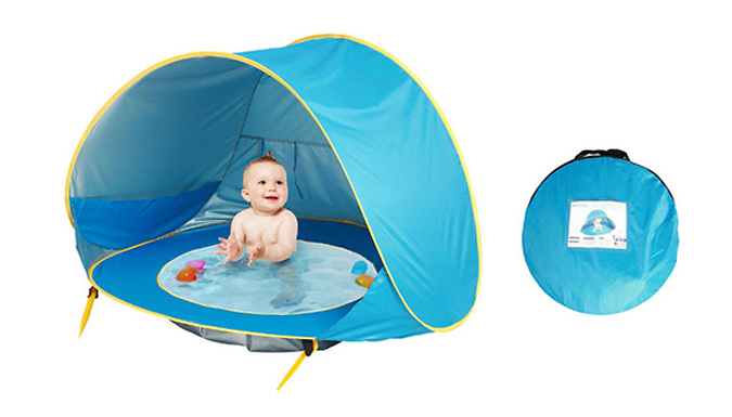 Baby Sun Shade Paddling Pool Beach Tent - 4 Colours