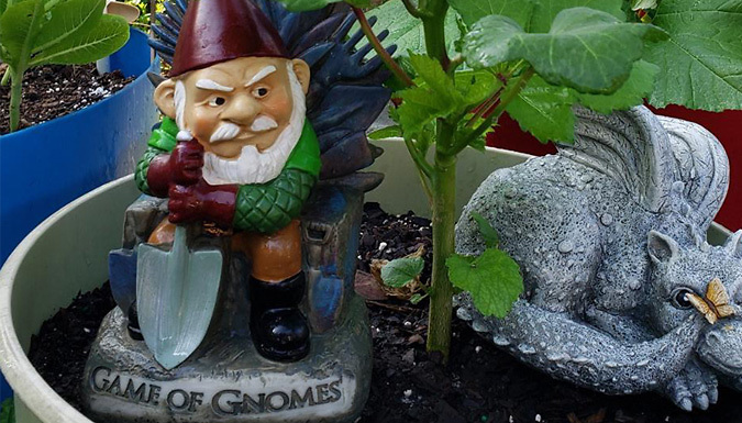 ‘Game of Gnomes’ Garden Ornament – 2 Sizes