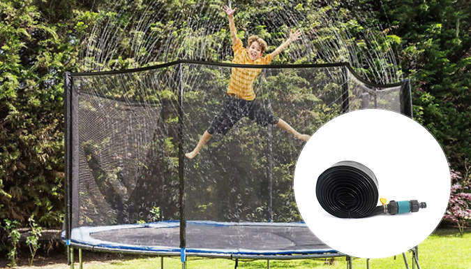 Justgiftdirect Outdoor Trampoline Water Sprinkler - 2 Sizes