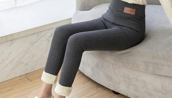 Fleece Lined Winter Leggings - 5 Sizes & 2 Colours