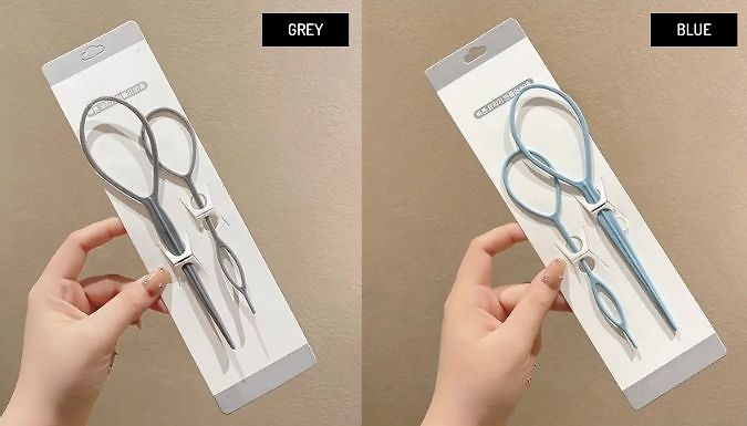 2-Piece Topsy Tail Hair Tool - 4 Colours