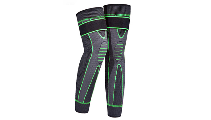 Long Warm Thermal Heated Non-Slip Knee Pads